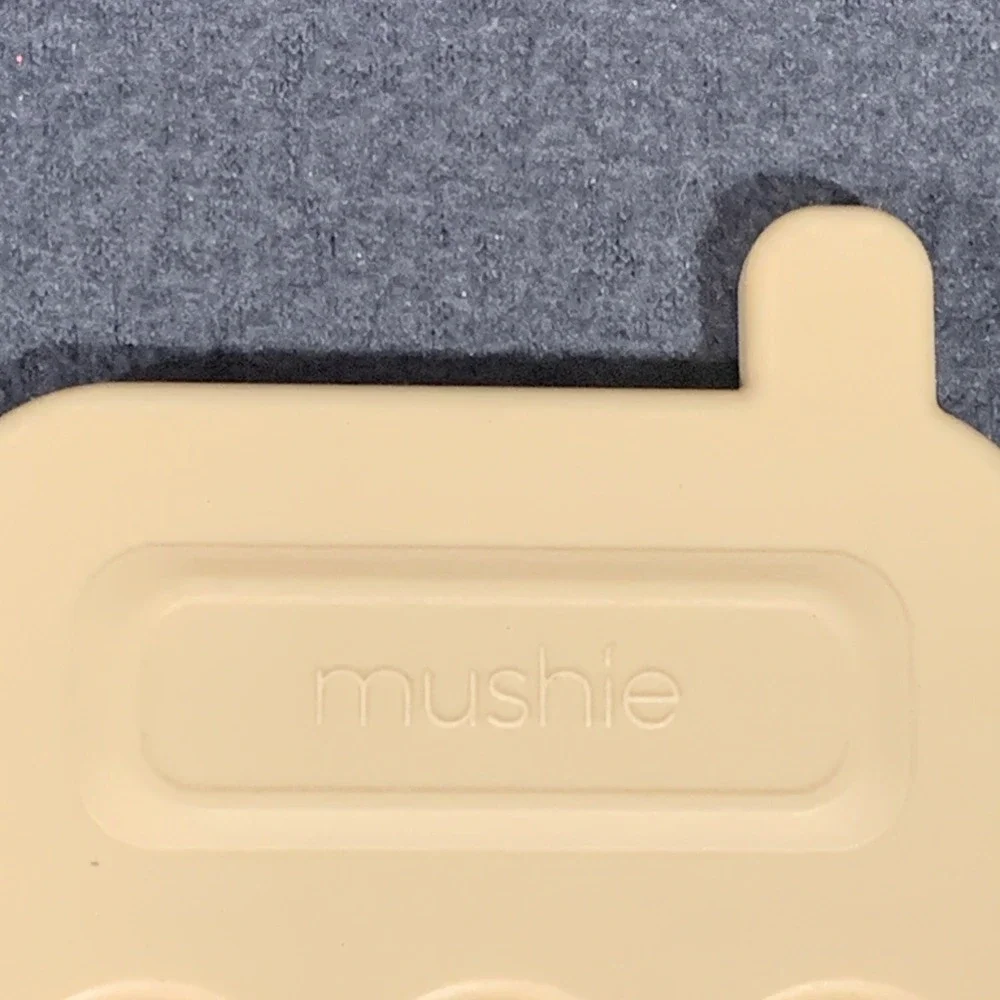 Mushie Silicone Phone Press Toy & Lovevery Metal Key‎ Ring Sensory Toy Bundle
